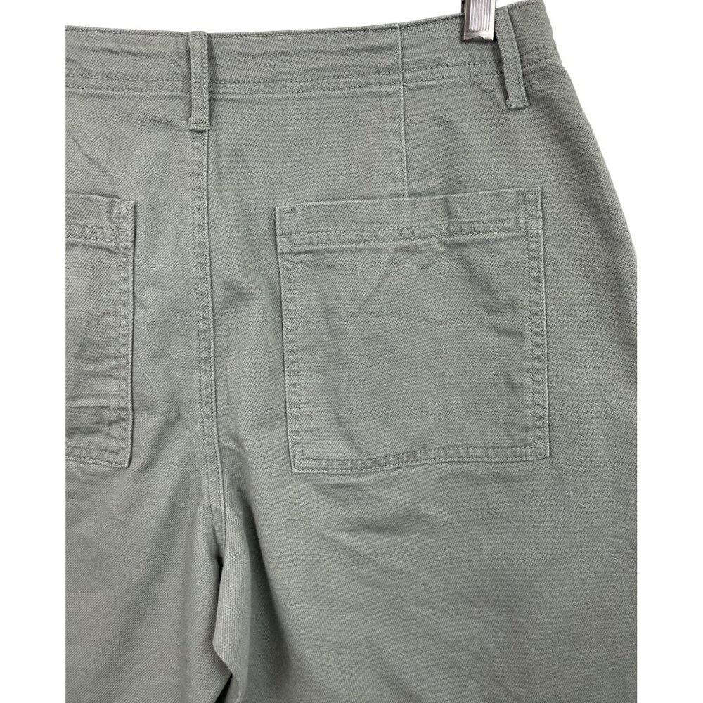 Falls Creek Green Denim Bermuda Shorts Womens Size 10 - Picture 5 of 10